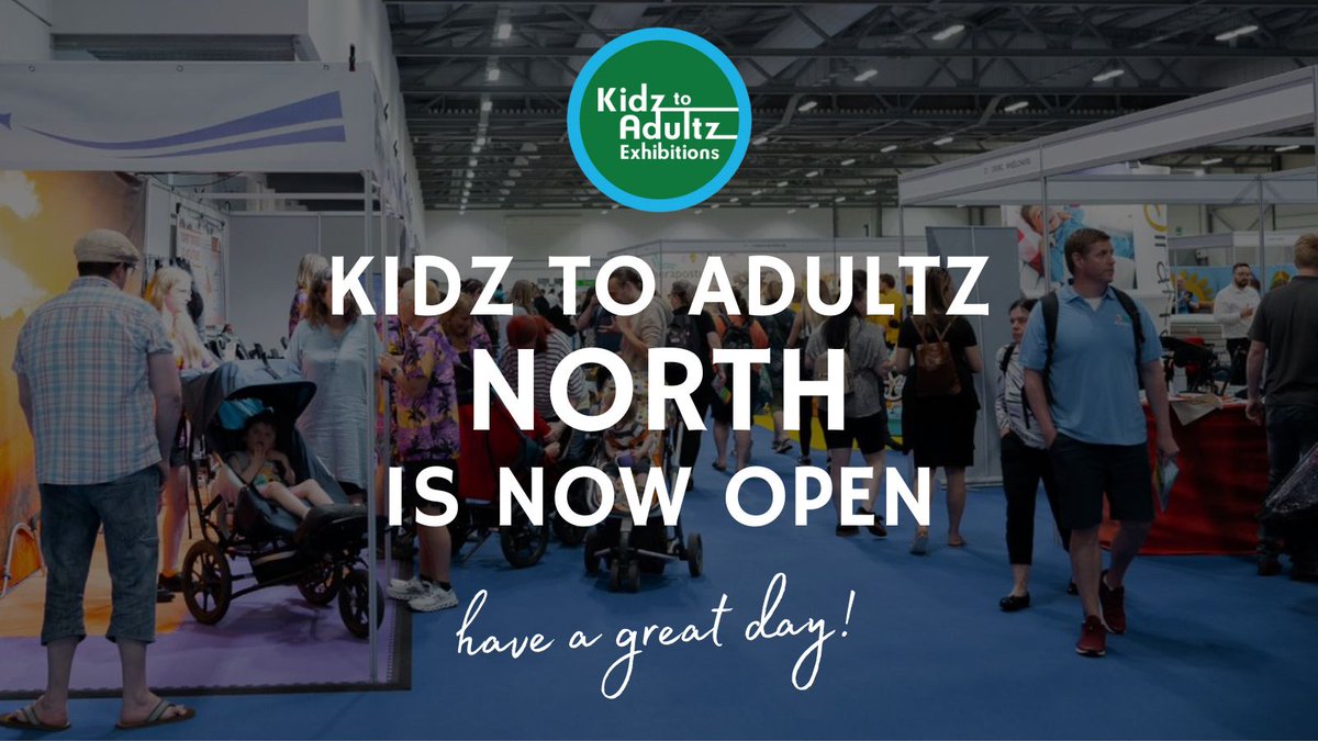 Hello and welcome, Manchester👋

Doors are officially open!

#KidzToAdultzNorth