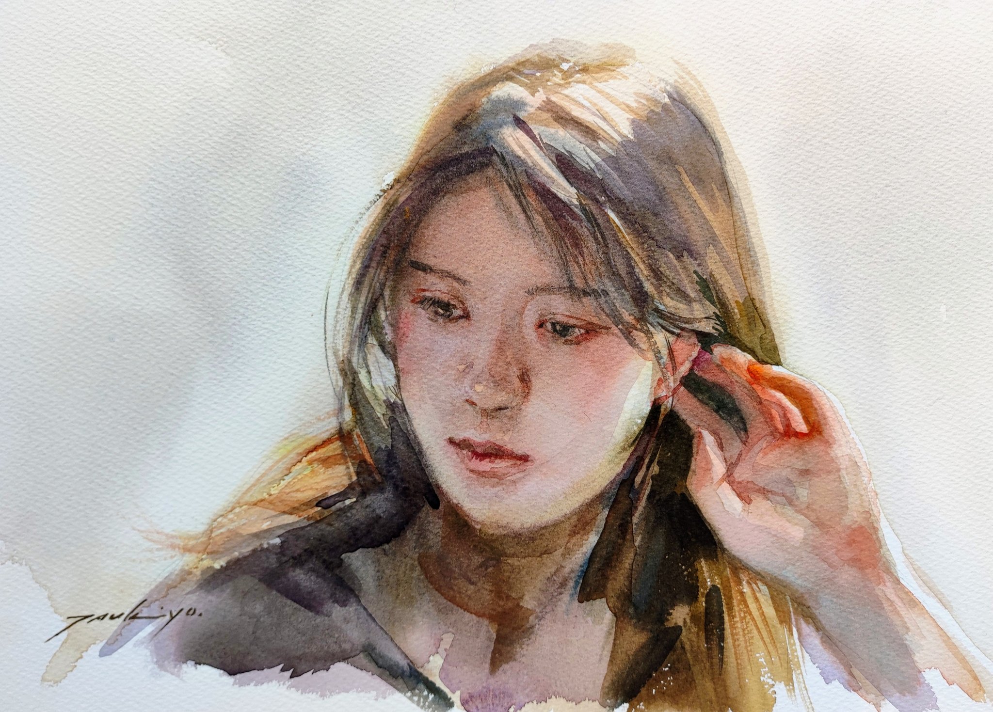 水彩画(人物)№211 水彩画(人物)№211 水彩画(人物)№211