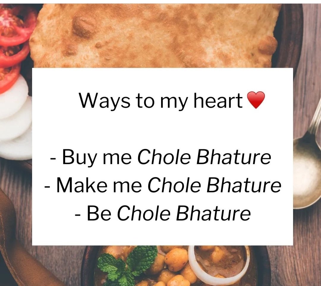 What more does one say 🤣
#food
#choleybhature
#indianfood