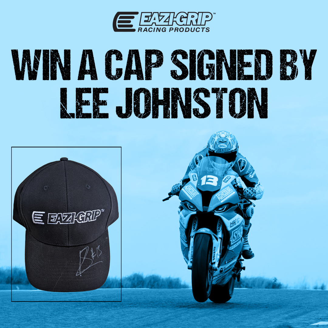 Eazi-Grip™ Racing Products (@eazigrip) on Twitter photo LEE JOHNSTON SIGNED CAP COMPETITION
For your chance to win a cap signed by <a href="/ashcourtracing/">Ashcourt Racing</a> rider <a href="/Lee_johnston13/">Lee Johnston</a> all you have to do is...
1. Like & Retweet this tweet
2. Comment 'Done'
Closes 20/11/22. Winner announced 21/11/22.
Good luck! LEE JOHNSTON SIGNED CAP COMPETITION
For your chance to win a cap signed by <a href="/ashcourtracing/">Ashcourt Racing</a> rider <a href="/Lee_johnston13/">Lee Johnston</a> all you have to do is...
1. Like & Retweet this tweet
2. Comment 'Done'
Closes 20/11/22. Winner announced 21/11/22.
Good luck!