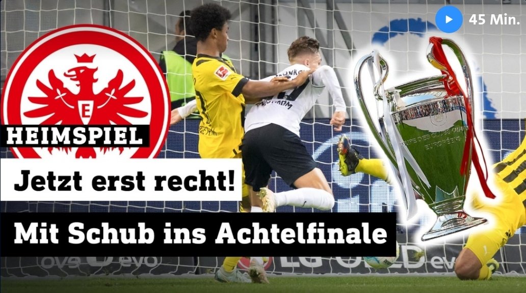 📺 Gänsehaut war mal. Adlerhaut ist jetzt. Hab ich gelernt. Heimspiel mit <a href="/SGE_Papa/">SGE-Papa Frank 🦅 🏳️‍🌈🌈</a> | <a href="/FrankHellmann1/">Frank Hellmann</a>
und Alex Richter vom <a href="/eintracht_lz/">Eintracht Frankfurt NLZ</a> | #sge #spoSge Schaut's rein...
▶️ youtu.be/4mIMo42T6S4