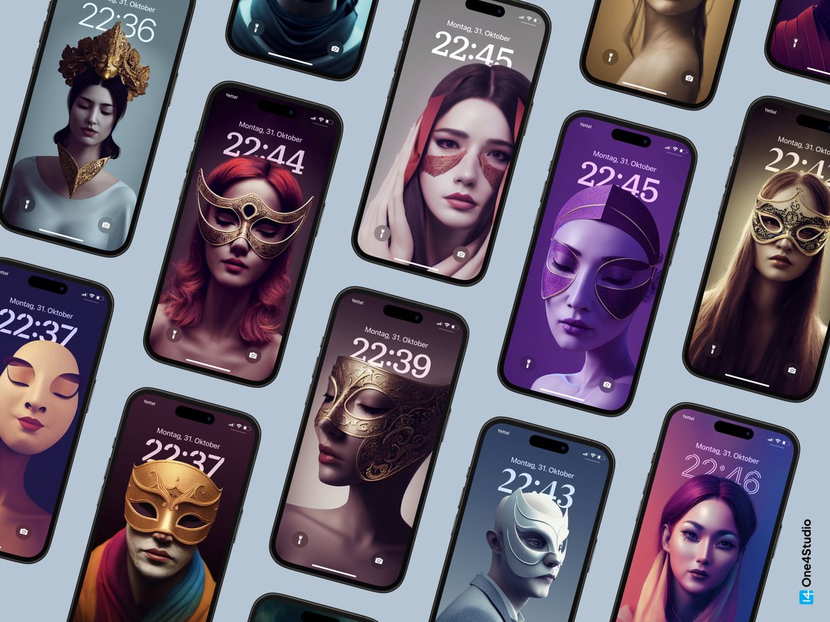 vukandric's tweet image. GIVEAWAY

The Masquerade collection contains 30 high-quality walls, ready for the iOS 16 depth effect. There are 6 sample walls for free.

vukandric.gumroad.com/l/masquerade

Follow me, like, and retweet, and you can win one out of five codes in 48h!

#ios16wallpaper #ios16lockscreen