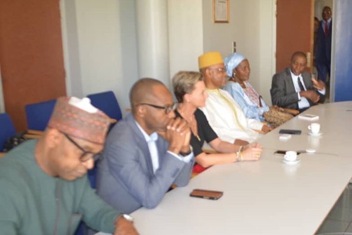 vbeilvert's tweet photo. Visite de prise de contact du Président du CNPM @MossadeckBally et d’une délégation de Vice Présidents à son Excellence @BartOuvryEU , Ambassadeur de l’Union Européenne au Mali. 
L’occasion pour le CNPM de présenter les axes stratégiques prioritaires de son mandat. https://t.co/pXYy2QazLa