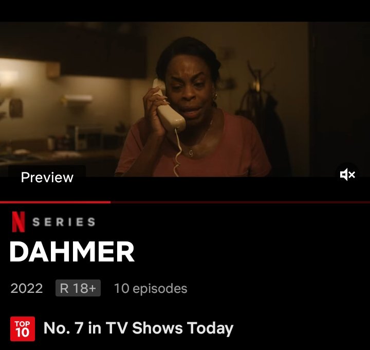 It's not number 1 on Netflix anymore .....goood (still deserves not to be on the top 10)