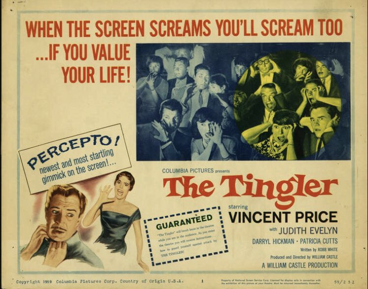 FilmFan1971's tweet photo. Danny Peary’s write-up of The Tingler (1959). #TheBigScream https://t.co/JphVPp5OjA