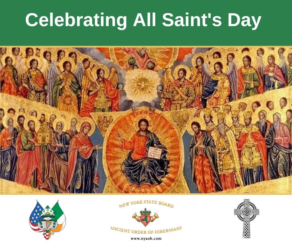 Wishing You a Happy All Saint's Day.

READ THE REFLECTION: nyaoh.com/news/all-saint…

WATCH: youtube.com/watch?v=CMXPqi…

#AOH
<a href="/hiberniandigest/">AOH National</a>