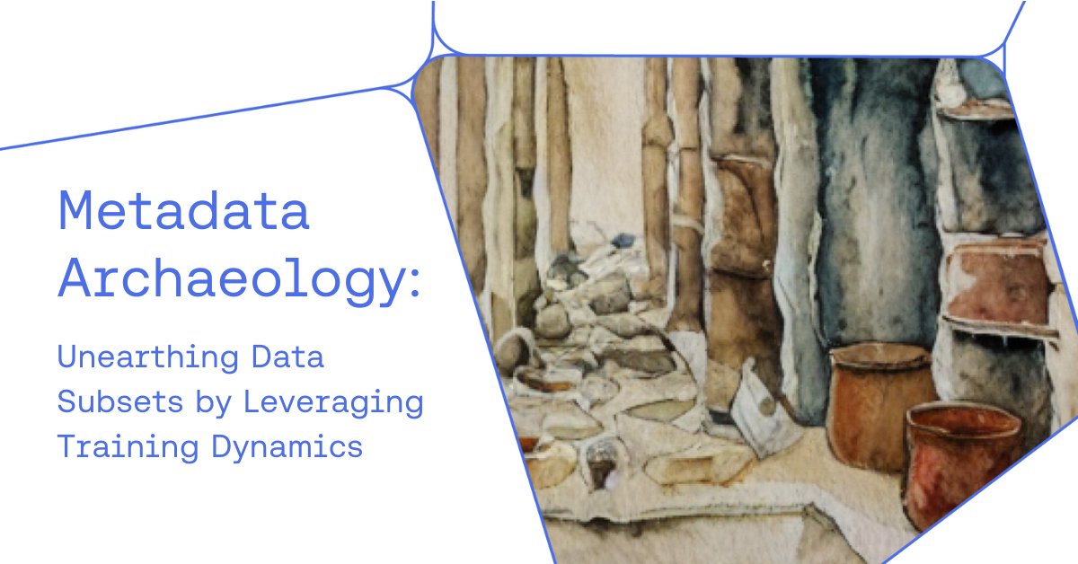Cohere_Labs's tweet image. How do we audit large scale web-crawled datasets? 

We term this Metadata Archeology 🏺. Our recent cross-institutional collaboration explores efficiently inferring metadata of examples at scale 🔍. 

Learn more: arxiv.org/pdf/2209.10015…