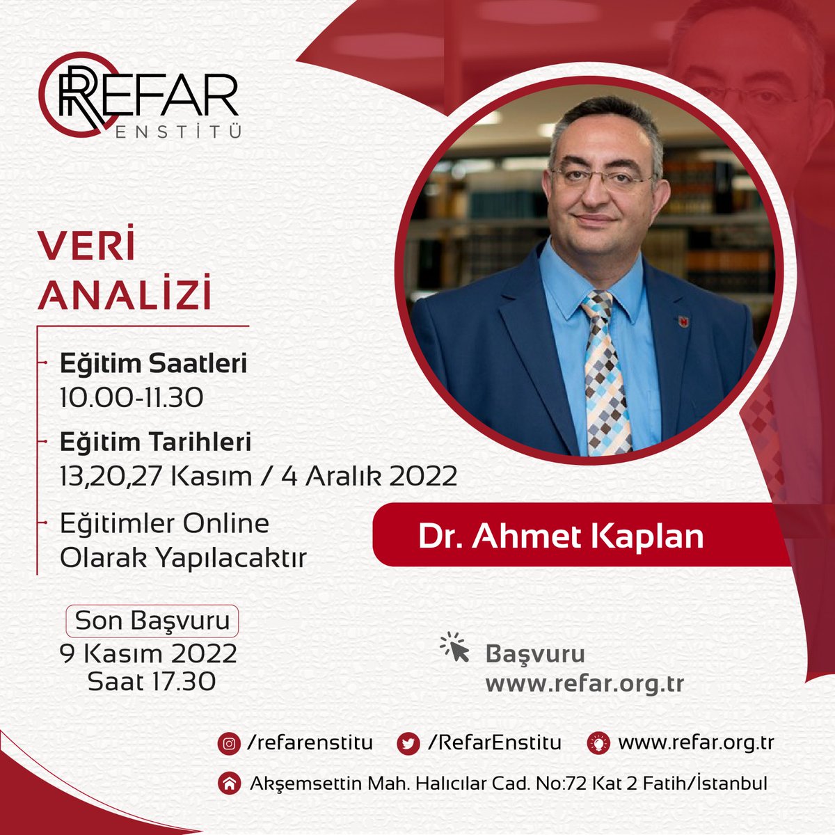 RefarEnstitu's tweet photo. Yetkinlik Akademisi yeni dönem eğitim faaliyetlerine başladı. 
Başvuru linki: https://t.co/8yTRUB2Wae
Kontenjan sınırlıdır. https://t.co/0ievzEN7Zt