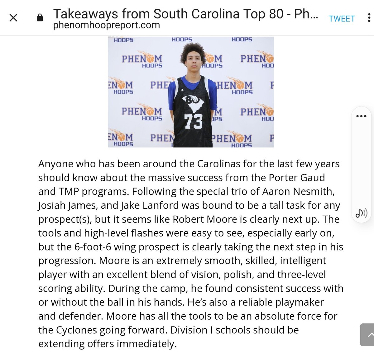 alphaJYD's tweet image. It&apos;s true. This young fella has gone from being an offensive threat to a gifted offensive threat. The defensive side also has signs of elevated eneegy.  Watch out!