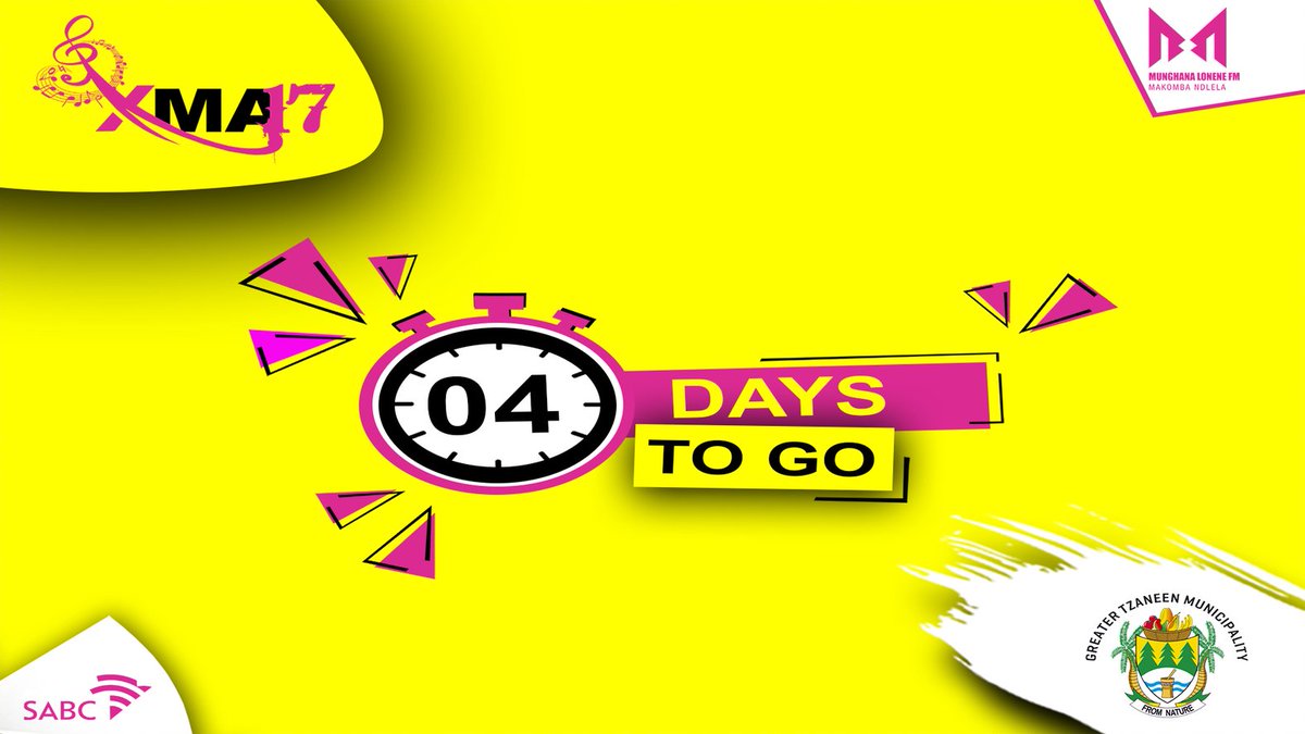 SABCPortal's tweet photo. #04DaysLeft to @Munghana  17th Xitsonga Music Award https://t.co/0Uwze2eKHa