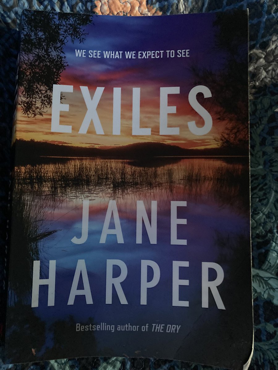 EatMyStreet's tweet photo. Achieved my one goal for my long weekend which was reading Exiles. Thanks Jane Harper (&amp; Aaron Falk). Thoroughly enjoyable. https://t.co/CZ1KYD7HtD