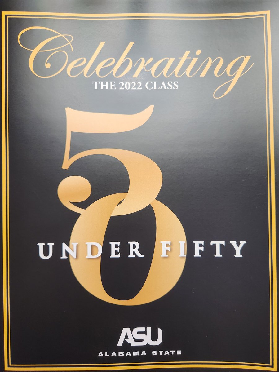 Tashaa125's tweet image. So a very special thing happened for me on Oct. 6, 2022. I was inducted into the 2022 50 Under 50 Class VI. What an honor to be recognized by my Alma Mater and to be amongst an elite distinguished group. Thank you! Job well done @AudreyParks1 !🐝 #50Under50 #ClassVI #Homecoming22