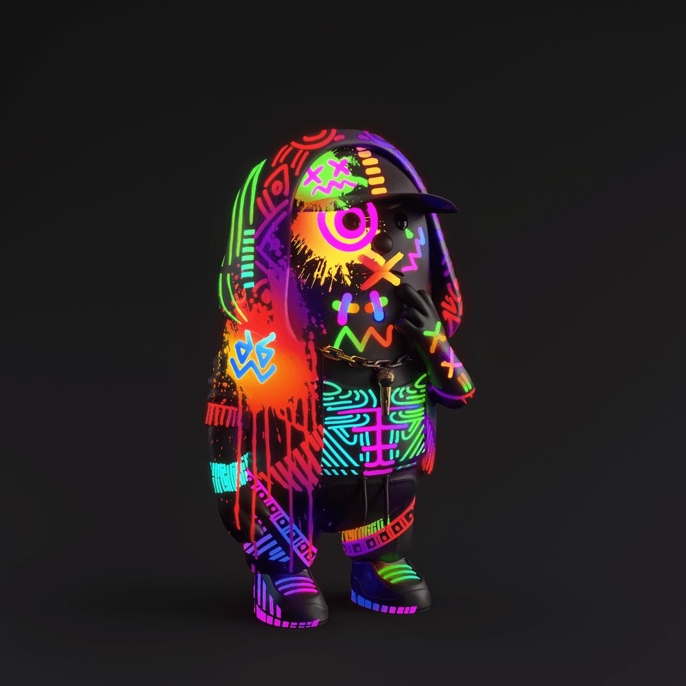 One more finger....
FingerX #529 MC Shock 
Check out the collection.... opensea.io/collection/fin…