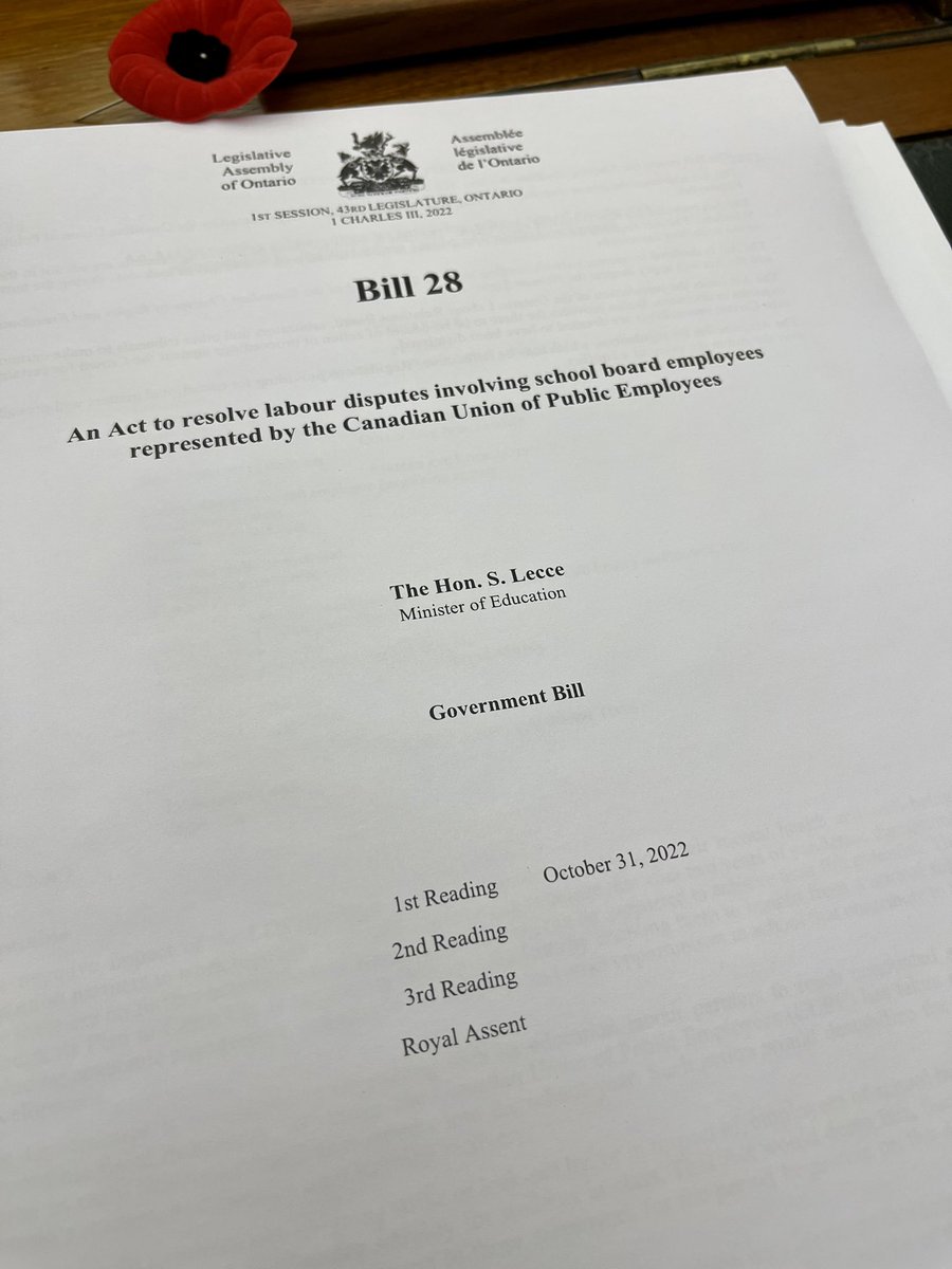 CFifeKW's tweet photo. In a rare 5am Legislative session to challenge #Bill28 and the use of the #NotWithStandingClause…the Minister needs to get back to the bargaining table. #onpoli #onted #ontedsolidarity https://t.co/XXf39kcpyb