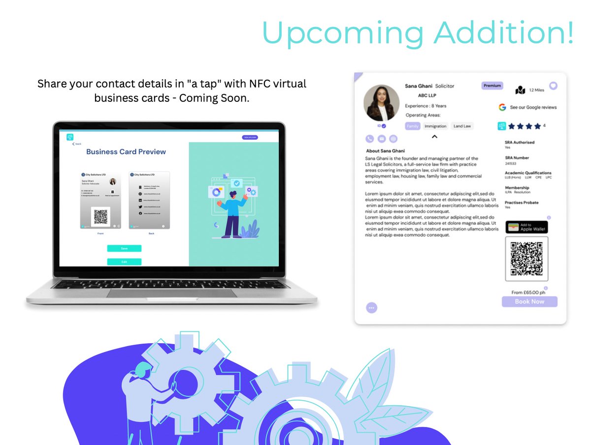 AiLegalutopia's tweet photo. We have been innovating in the #legalservices space for more than 5 years

Our dedicated lawyers’ portal connects lawyers and clients. We are working on other innovations, such as a virtual business card

Lawyers, join our platform for free today at https://t.co/qdENBDXABX https://t.co/gebA2ZM0aq