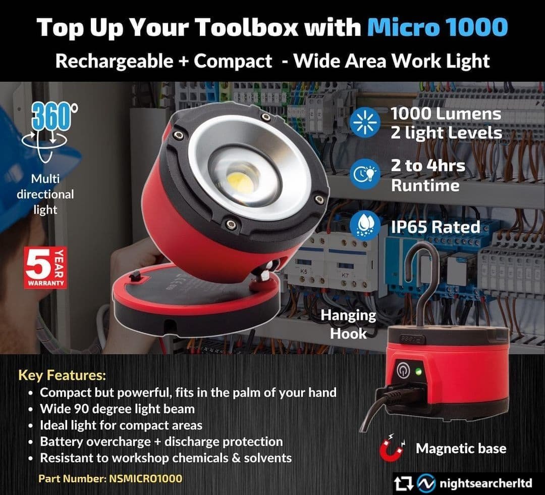 BLT Direct (@bltdirect) on Twitter photo Harness the power of the sun in the palm of your hand with the wide area, IP65 rated, Micro-1000 rechargeable worklight from <a href="/NightSearcher/">NightSearcher</a>! Check it out on our website today: bltdirect.com/nightsearcher-… #bltdirect #nightsearcher #LEDLights #LEDLighting #worklight #modernlighting Harness the power of the sun in the palm of your hand with the wide area, IP65 rated, Micro-1000 rechargeable worklight from <a href="/NightSearcher/">NightSearcher</a>! Check it out on our website today: bltdirect.com/nightsearcher-… #bltdirect #nightsearcher #LEDLights #LEDLighting #worklight #modernlighting