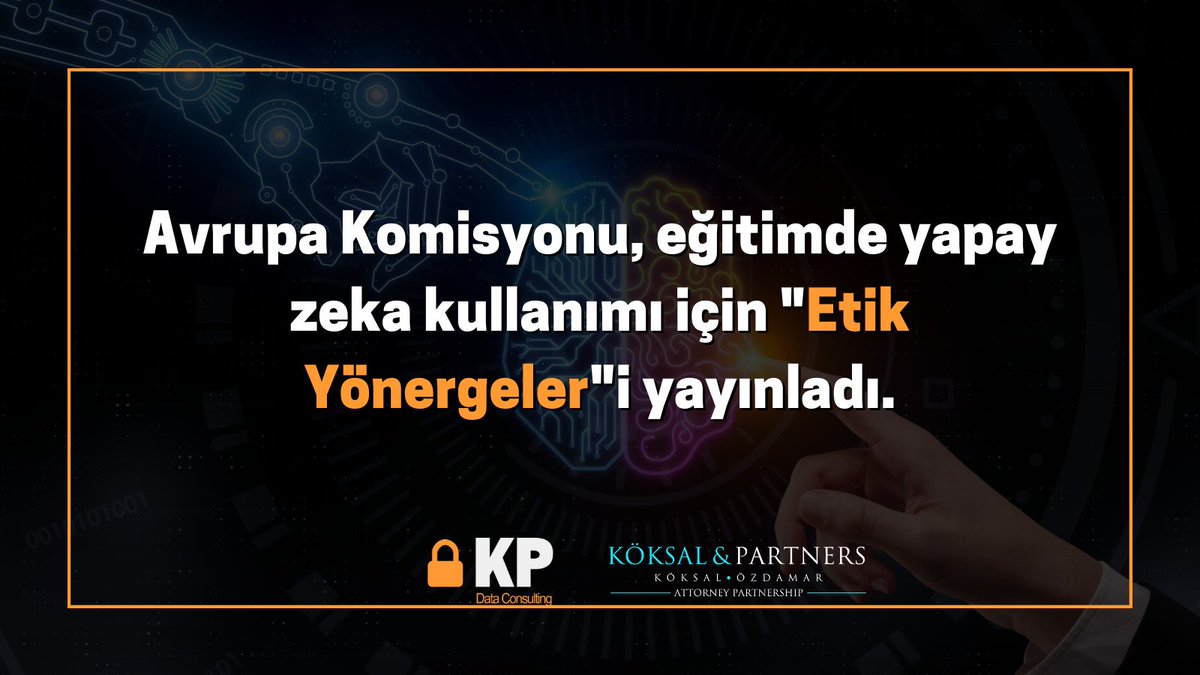 KPdata's tweet photo. Avrupa Komisyonu, eğitimde yapay zeka kullanımı için 'Etik Yönergeler'i yayınladı. Gizlilik ve veri korumaya ilişkin güncel haberler için
https://t.co/gMfs5jljtX
#Artificial_Intelligence #ethics #compliance https://t.co/2fJ29RyBem