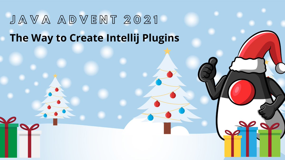 JavaAdvent's tweet photo. Did you ever wonder how you could easily create an @intellijidea plugin?

@dmitrykandalov's article "The Easy Way to Create IntelliJ #Plugins" deep dives into that.
Check it out here: https://t.co/FDdy13hOD0

#javaadvent21 https://t.co/Aebnz28Kh7