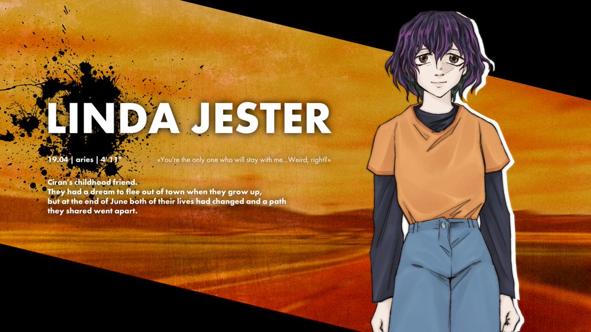 athocrone's tweet photo. Today's character is Linda, your ambitious childhood friend! Sharing the same dream sounds wonderful 💛
Download our visual novel: https://t.co/BH9Rmt9D8U
#athocrone
#indiedev #visualnovel https://t.co/PPwsDDM0zn