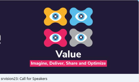 KNVI_NL's tweet photo. srvision23: Value! β Call for speakers - Reminder: Register your mind-blowing, breath-taking, super-creative or plain-honest talk or workshop! Please submit before November 15. @srvision2023 #srvision23 https://t.co/KqQfdfvZcE