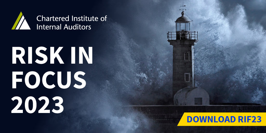 CharteredIIA's tweet photo. Is internal audit spending its time proportionately? #RiskInFocus 2023 reveals a disconnect between CAEs’ top risks and how much time they spend auditing those risks.
Read #RiskInFocus now 👉https://t.co/66iubzCpxf https://t.co/0ipcEZbUYP