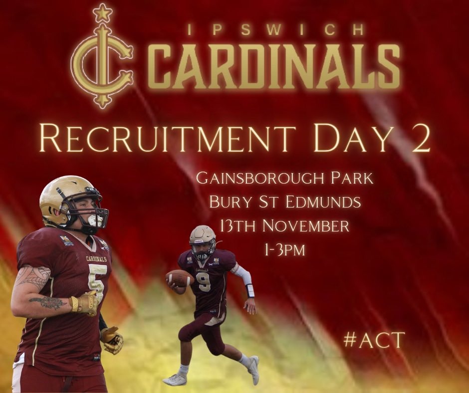 IpswichCardinal's tweet photo. Our recruitment days are fast approaching. Come along to one or all of our sessions and give the ultimate team sport a go! If you want to get fitter, make lifelong friends and be a part of the fastest growing sport in the UK come along!
#ACT #Accountability #community #teamwork https://t.co/JboFwznMQK