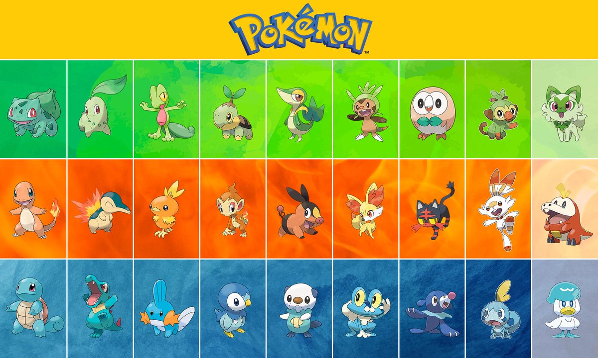 Nintendo nos pregunta qué Pokémon inicial elegimos en cada región -  https://t.co/KjXcybTqgO, image size:1200x720