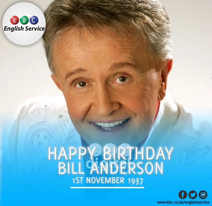 Happy Birthday: BILL ANDERSON
Born: 1st November 1937

^PMN   