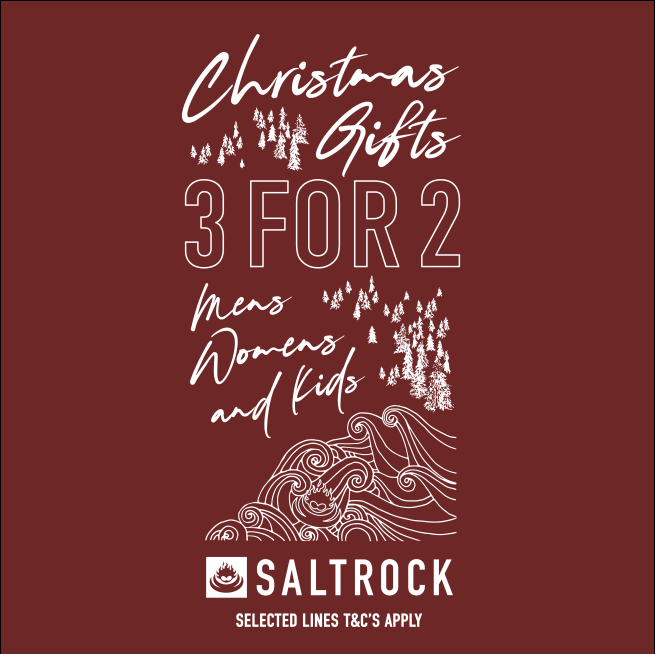 AffinityDevon's tweet image. Get 3 for 2 on Mens, Womens &amp;amp; kids accessories at @saltrock_clothing 🏄️

The perfect chance to pick up a Christmas gift. 🌟

Hurry, ends Monday 14th November. 

*Cannot be used in conjunction with any other promotion.

#affinitydevon #saltrock #offers #christmas #bideford