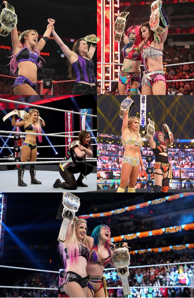 3X Women’s Champions @AlexaBliss_WWE & @WWEAsuka! #WWERAW