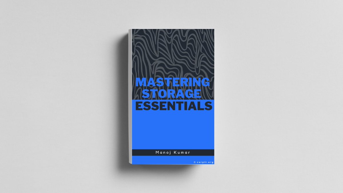 bxtgeek's tweet image. It&apos;s launch day🚀!

Finally, the day has arrived, and I have been working on this ebook for the past few months. I am pleased to announce that it is now available. The book is intended for freshers and storage administrators interested in learning more about storage. 

🧵Ahead