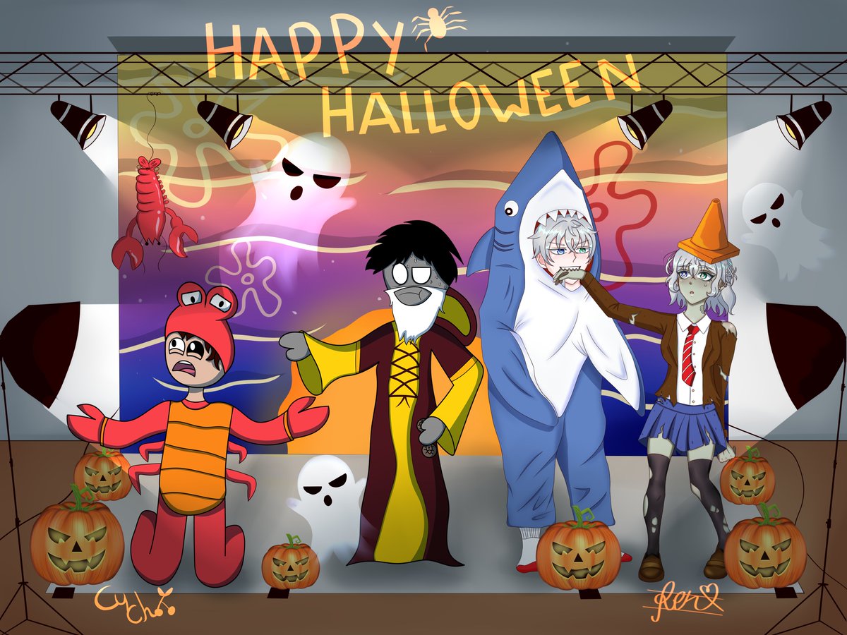 ren_naori's tweet photo. ๐ป๐!HAPPY HALLOWEEN!๐๐ป
trick or treat
.
.
.
.
Collab by
@TheCyCh
#halloween #custom #customhalloween #oc #drawing #artwork #digitalart #digitaldrawing
#disfrazhalloween #halloweenartยฟยฟ https://t.co/AkXKDj1QJB