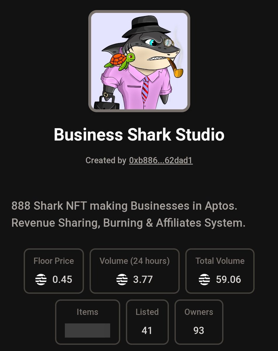 I brought them to you in .22 now they are x2 and they are not going to stop... true builders behind and a bunch of diamond hands mfers supporting, next week rev share starts  <a href="/BusinessShark_/">Business Shark | APTOS</a>