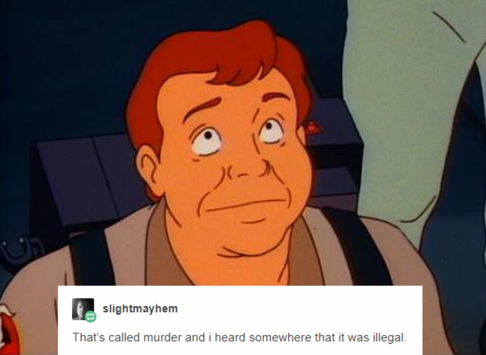 ccborrego's tweet photo. Old #RealGhostbusters meme I made in like 2017.
#Samhain #WhenHalloweenWasForever #RayStanz #TheRealGhostbusters #RGB https://t.co/PN3b6N4U71