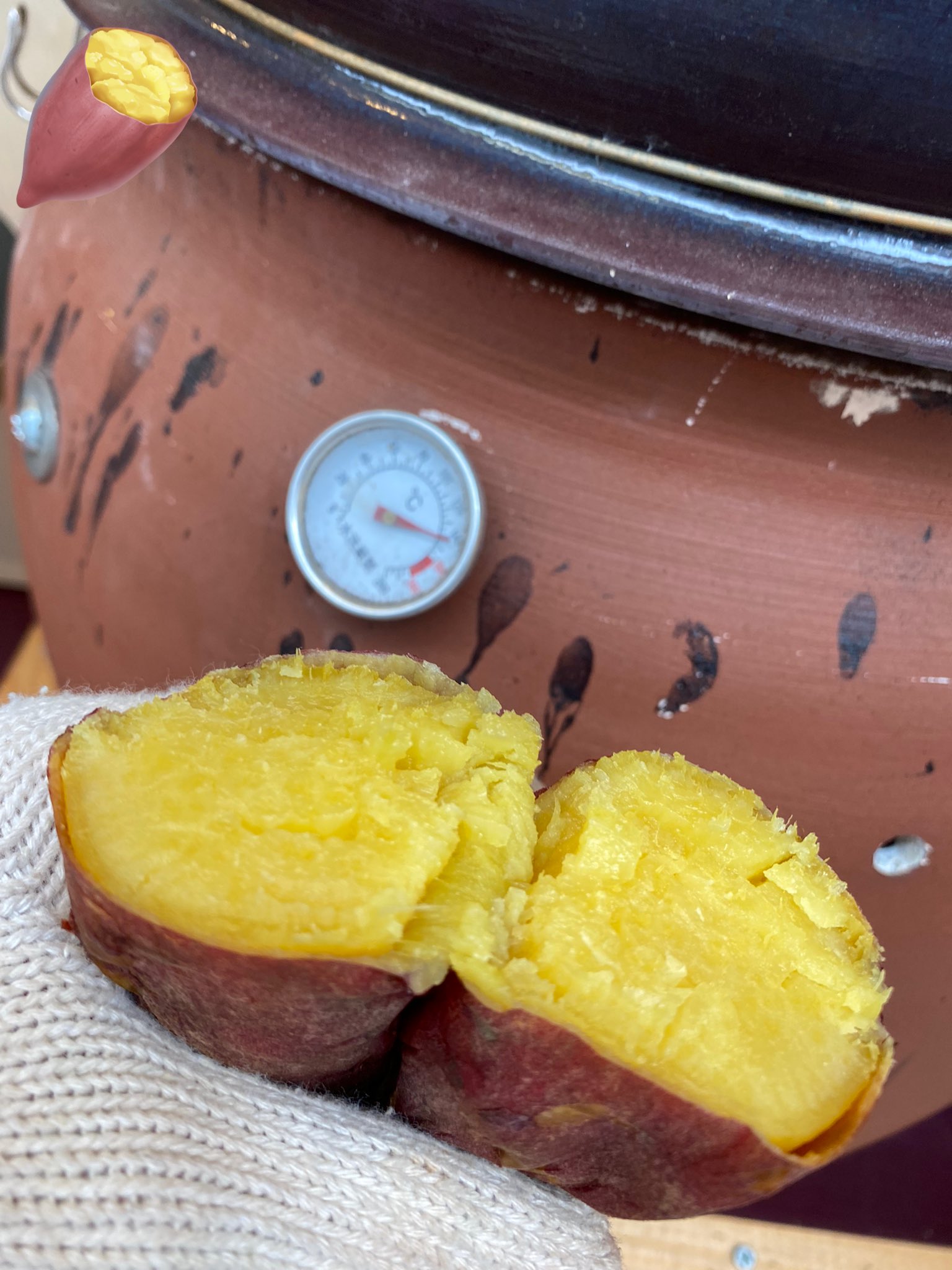 芋壺、芋焼き機