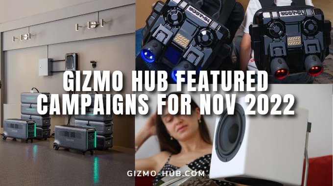 gizmo hub featured campaigns for nov 2022