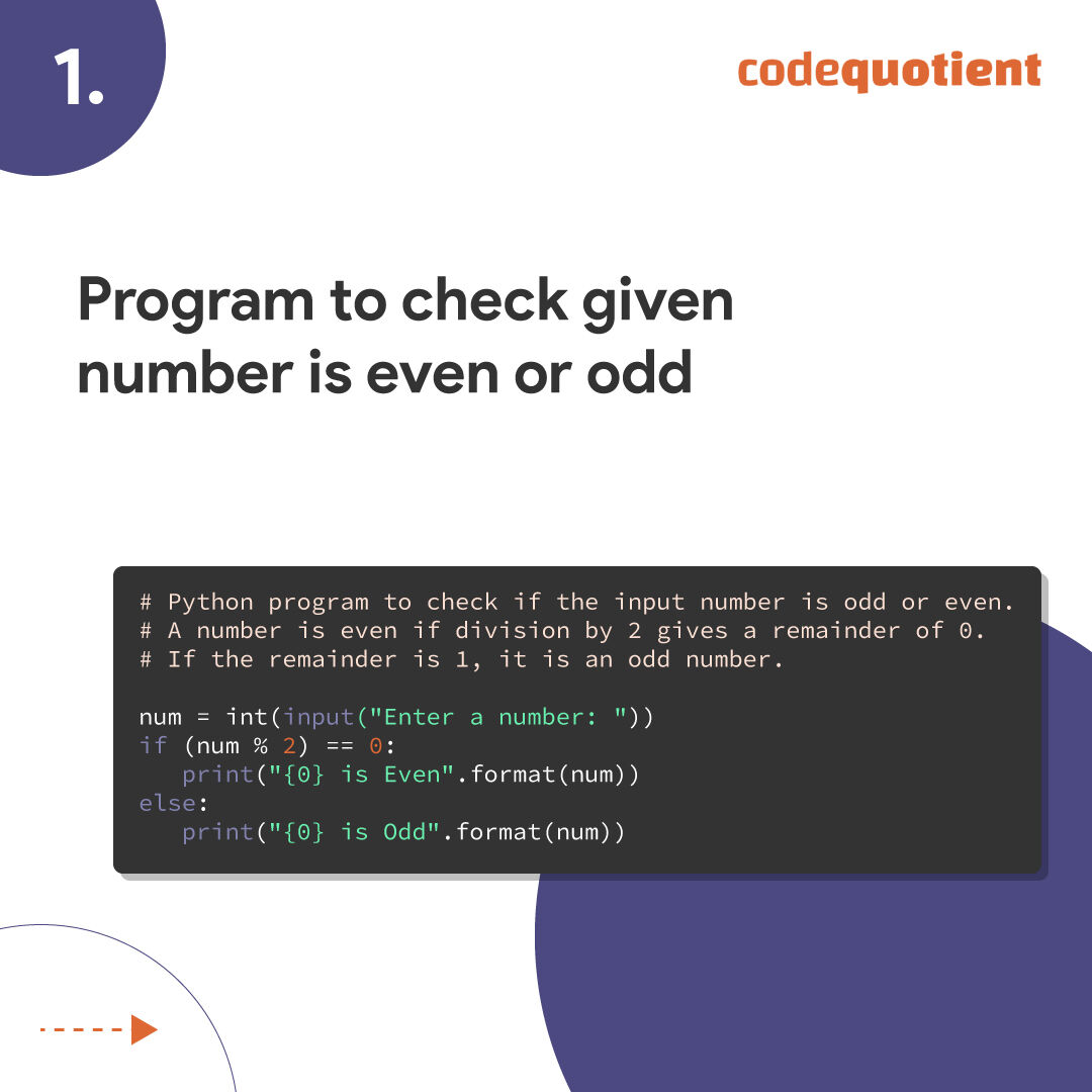 CodeQuotient's tweet image. Practicing these questions is a sureshot way to enhance your logical thinking while writing code in any language as this skill is transferable to almost all fields of programming.
#CodeQuotient #SuperCoder #SuperCoderProgram #Coding #programming #jobready #dreamjob #Python
