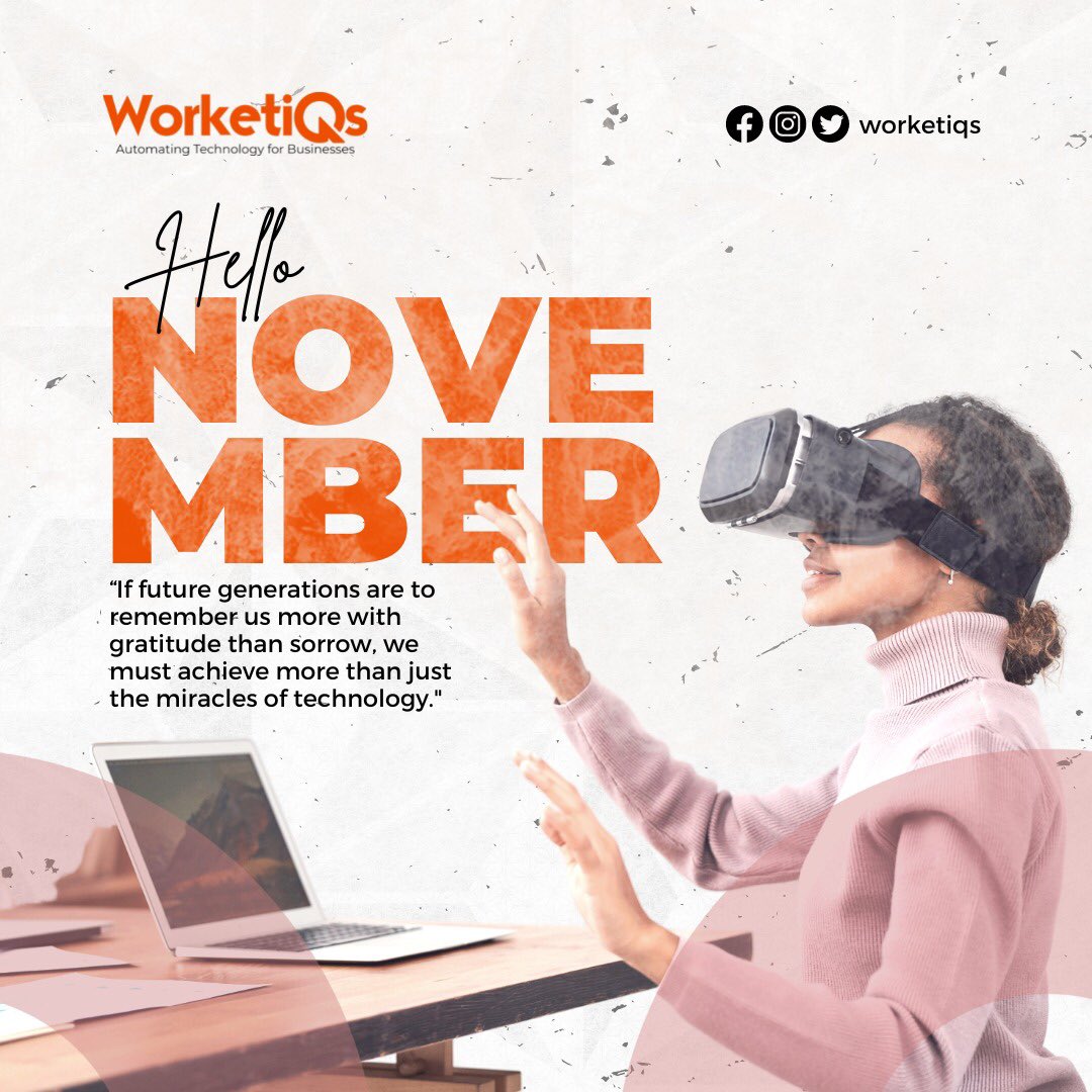 worketiqs's tweet photo. Happy new month WorketiQs family ✨

#technology #tech #innovation #engineering #business #worketiqs #technews #science #design #apple #gadgetselectronics #android #software https://t.co/enW6B5Ubet