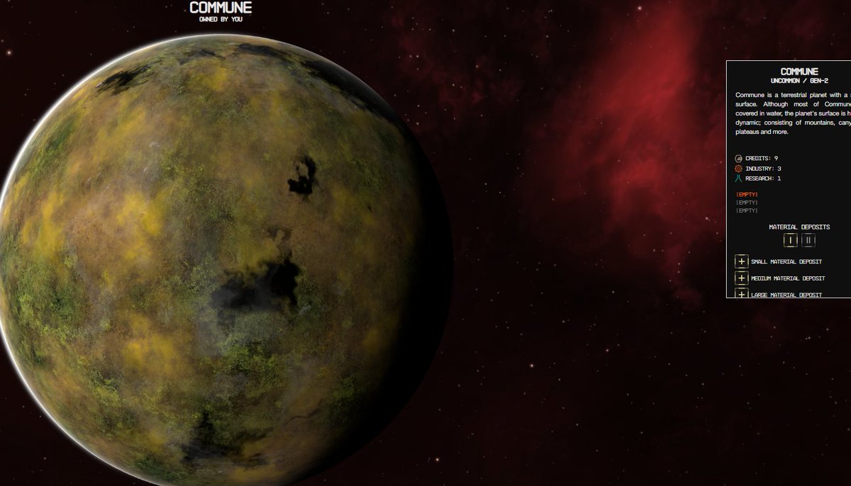 Raziors's tweet photo. I just colonized the Terrestrial planet Commune on 
@ProjectNebula_

#NFTs #PlayandEarn #KassandrasReach $ICX https://t.co/bvWYejdEI3