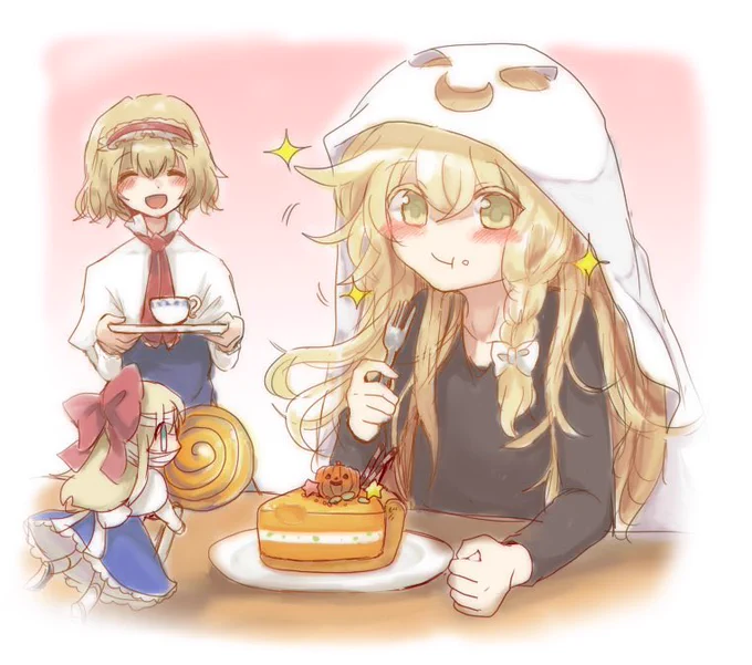 再掲ハロウィン魔理沙ちゃん達 