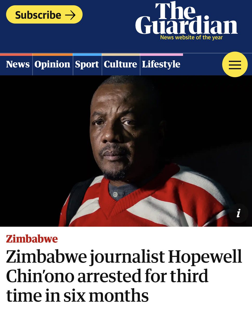 Hopewell Chin’ono tweet media