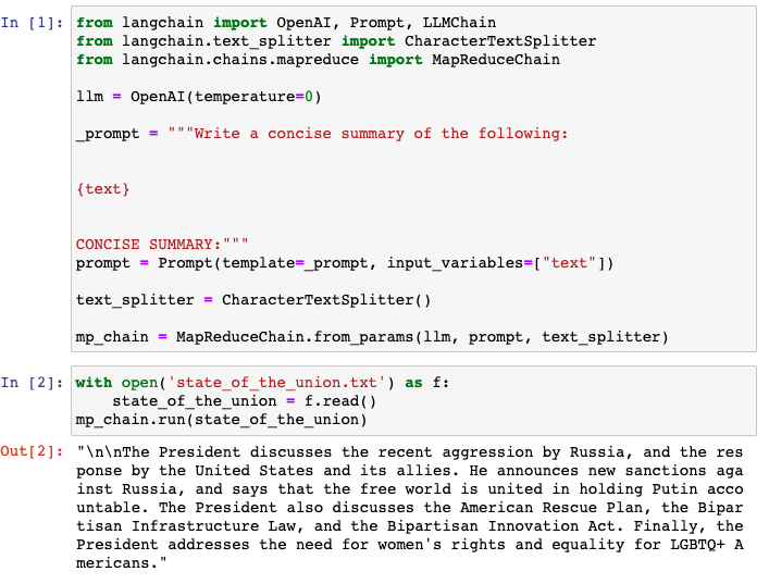❓Struggling to analyze long texts that can't all be passed into GPT3? Boy do I have a solution for you!

🦜🔗LangChain version 0.0.5: 
🗺️Map-Reduce chain
🚀First PR from <a href="/sjwhitmore/">Sam Whitmore</a> 

github.com/hwchase17/lang…

Lot's of inspiration taken from <a href="/floydophone/">Pete Hunt 🚁</a>'s summarize.tech