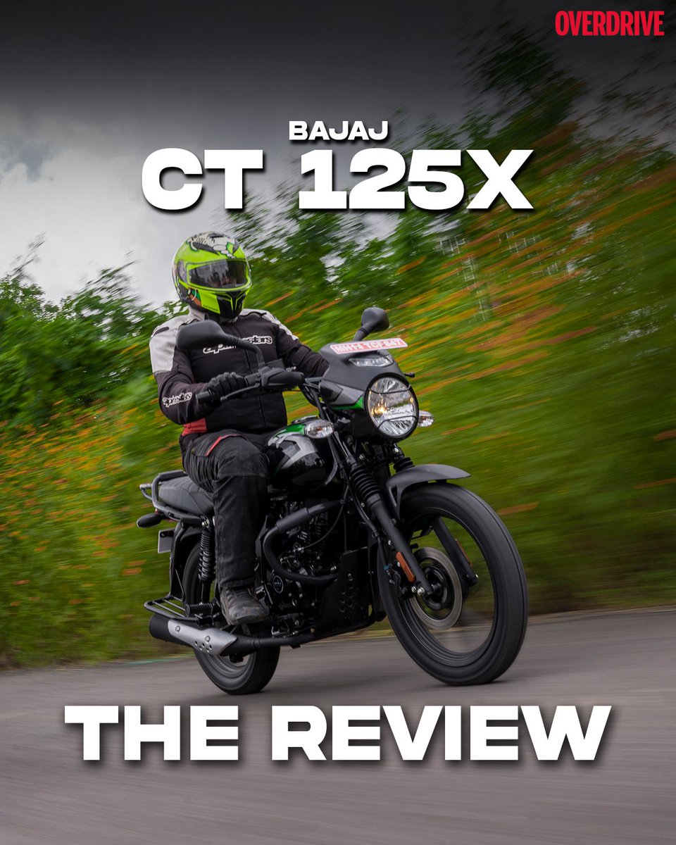 odmag's tweet image. Bajaj CT 125X first ride review is up on our website. 
Click here for the full story: overdrive.in/reviews/bajaj-…
@_bajaj_auto_ltd #ct125x #motorcyclereview #blog #overdrive
