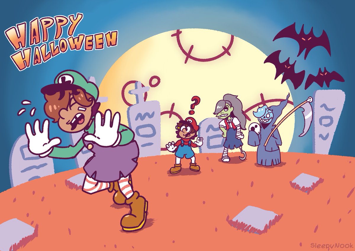 「Late For Halloween, but hey I'm always u」|Super Pilky Rosa 64 (taking commissions)のイラスト