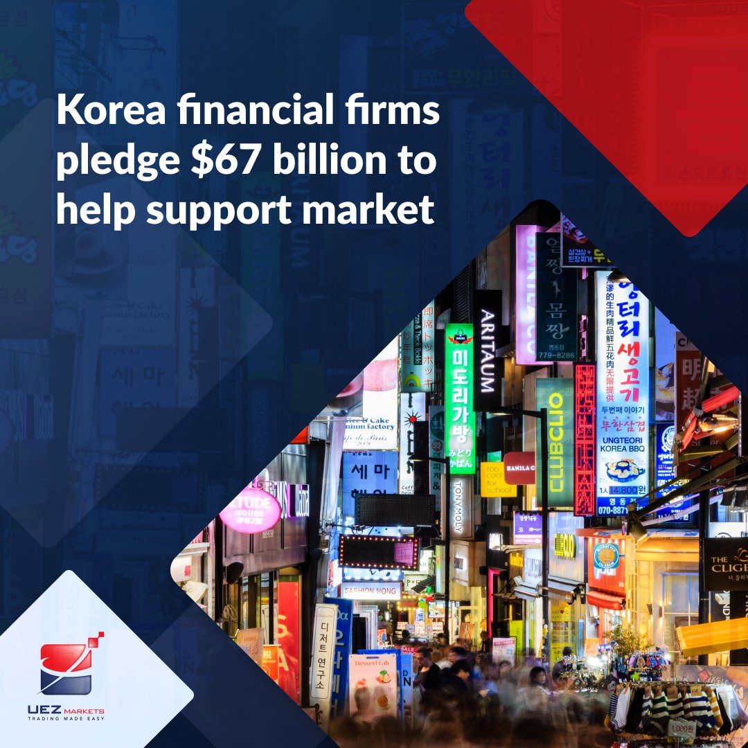 uezmarkets's tweet photo. South Korea’s five major financial holding companies pledged a total of 95 trillion won ($67 billion) by the end of this year to help stabilize the credit market, responding to a request of the regulator. 

https://t.co/PovMVV8Px2 https://t.co/HthIFABuc0