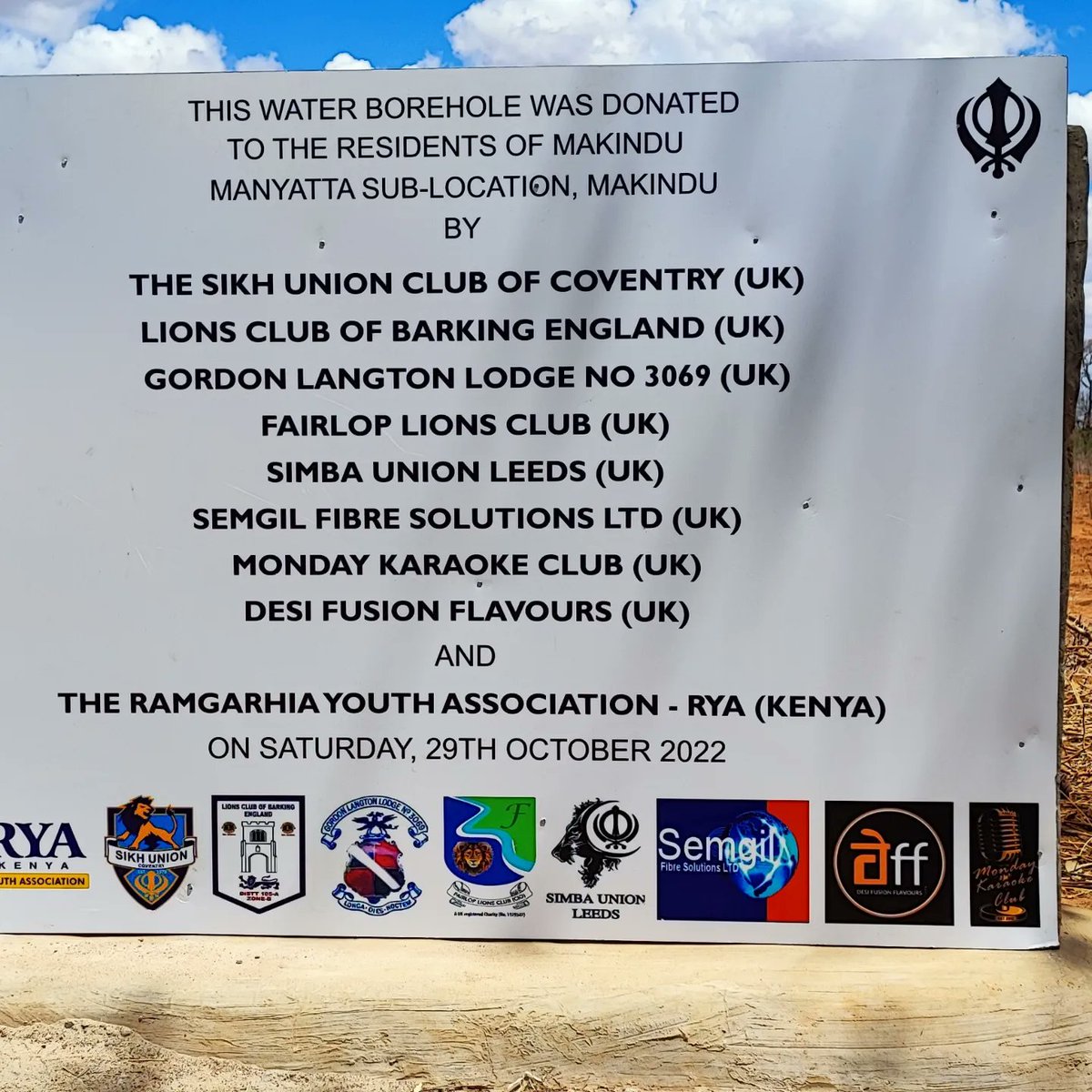 RamgarhiaYouth's tweet photo. Opening of water borehole in Manyatta, Makindu,Makueni County.
The borehole was funded by our international partners.
#sevawithoutboundaries
#Kalasingha
#waterislife
@KiarieJohn
@StateHouseKenya
@InteriorKE https://t.co/r5KR6MGyOu