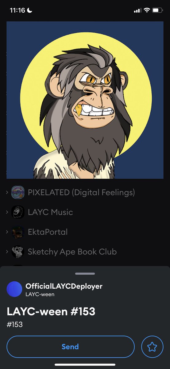 MommaBear's tweet photo. While I did not get a horse head from my #LAYCWEEN free claim, I did get this awesome werewolf!
Hope you enjoy these Halloween images! Love my #LAYC! @LazyApeYC LETSGO!
#Captains #LAYC #BATTLESHIP #ProudToDeath @LazyApeYC @LOUDMOUTH_ETH @DDish123 @mommabear https://t.co/2F4cZFTvIe