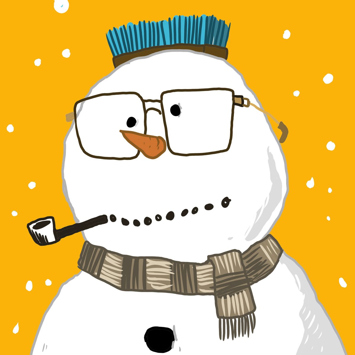 「holiday themed avatars for me and the wa」|rob chamのイラスト