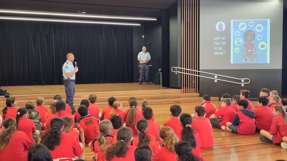 We engaged in an interactive discussion about respectful digital citizenship and online safety with <a href="/nswpolice/">NSW Police Force</a> today. An excellent opportunity to check in with students and review the choices that we make online  #TogetherWeCan #nswpolice