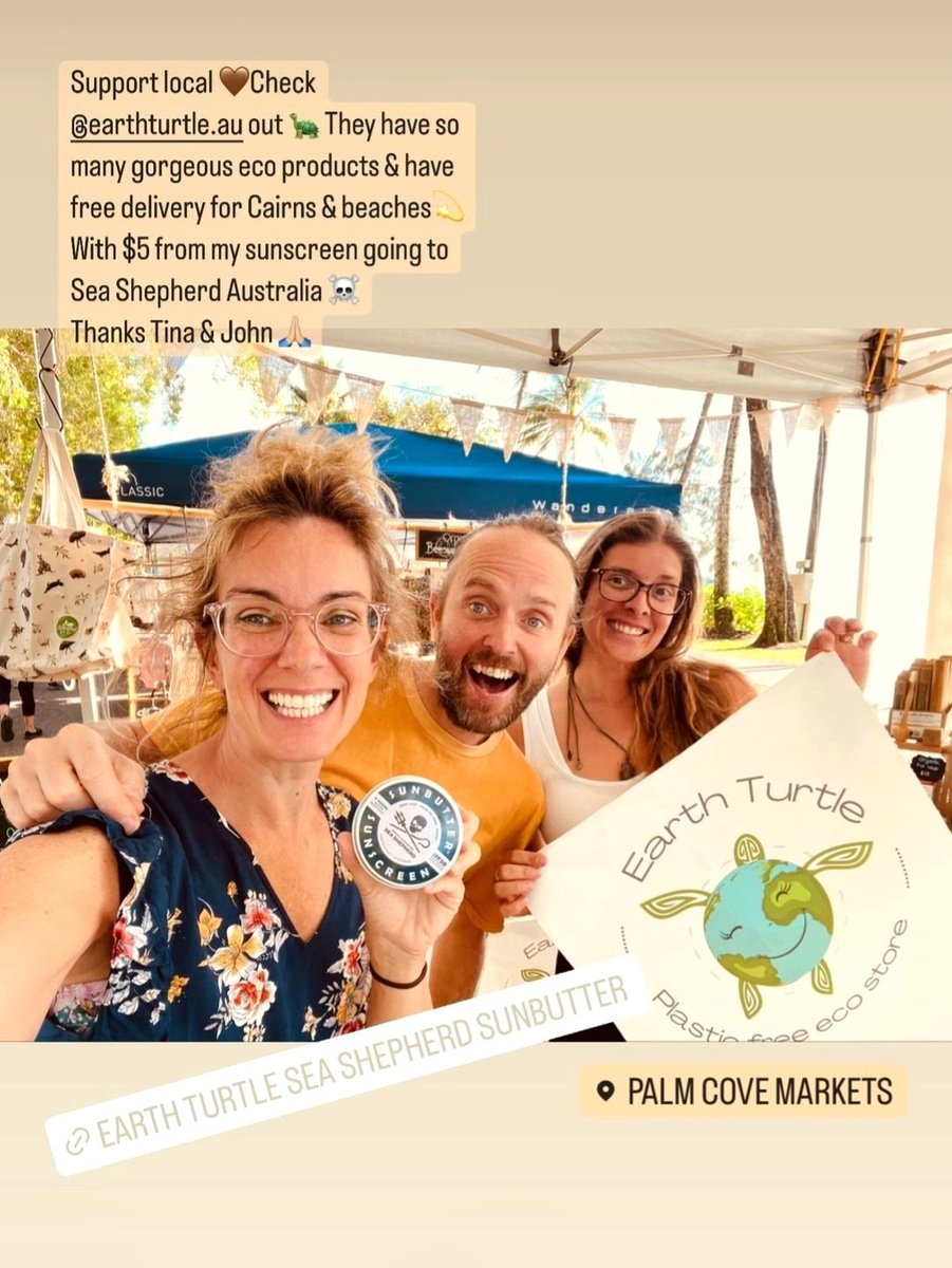 EarthTurtle_au's tweet photo. We love all our customers and we especially love our return customers 😀 🧡
Helen loves our Reef Safe Sunscreen and buys it especially for her kids ☀️
#earthturtle #sunbuttersunscreen #reefsafesunscreen #palmoilfree #seashepherdaustralia https://t.co/g2ZI6BA4aa